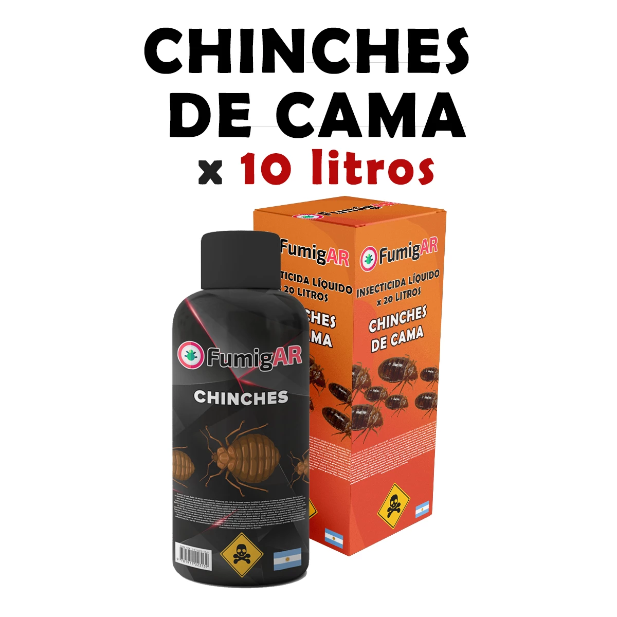 Insecticida Veneno Para Chinches De Cama Mata Fumigar Efectivo 