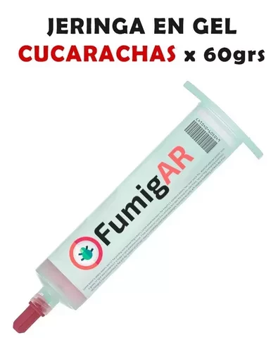 Jeringa Mata Cucarachas Veneno Insecticida x60grs