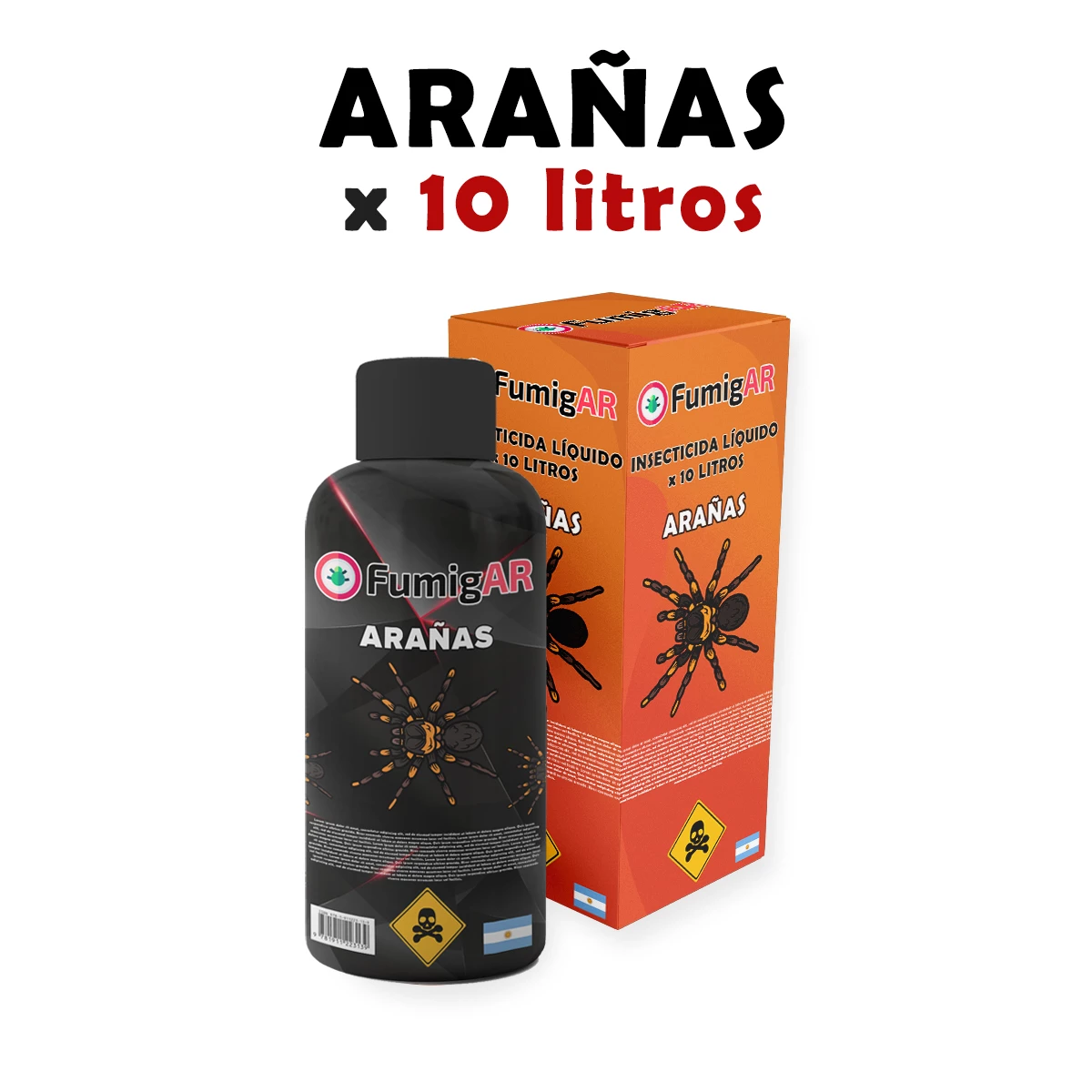 Insecticida Veneno Liquido Para Fumigar Arañas - 10 litros
