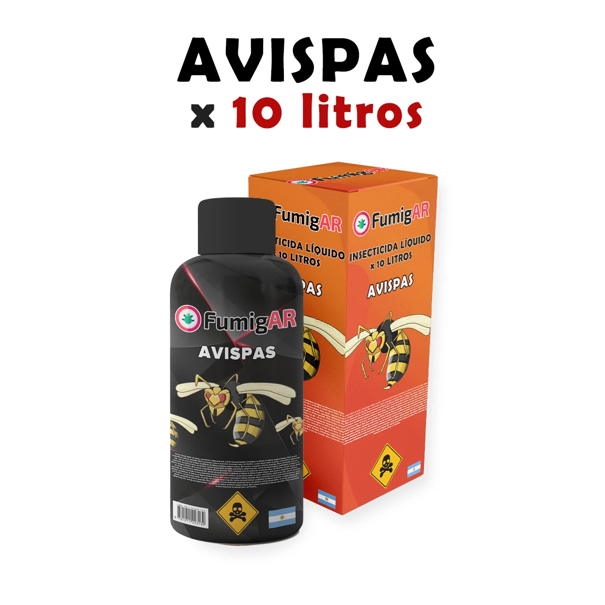 Insecticida Veneno Liquido Para Fumigar Avispas - 10 litros
