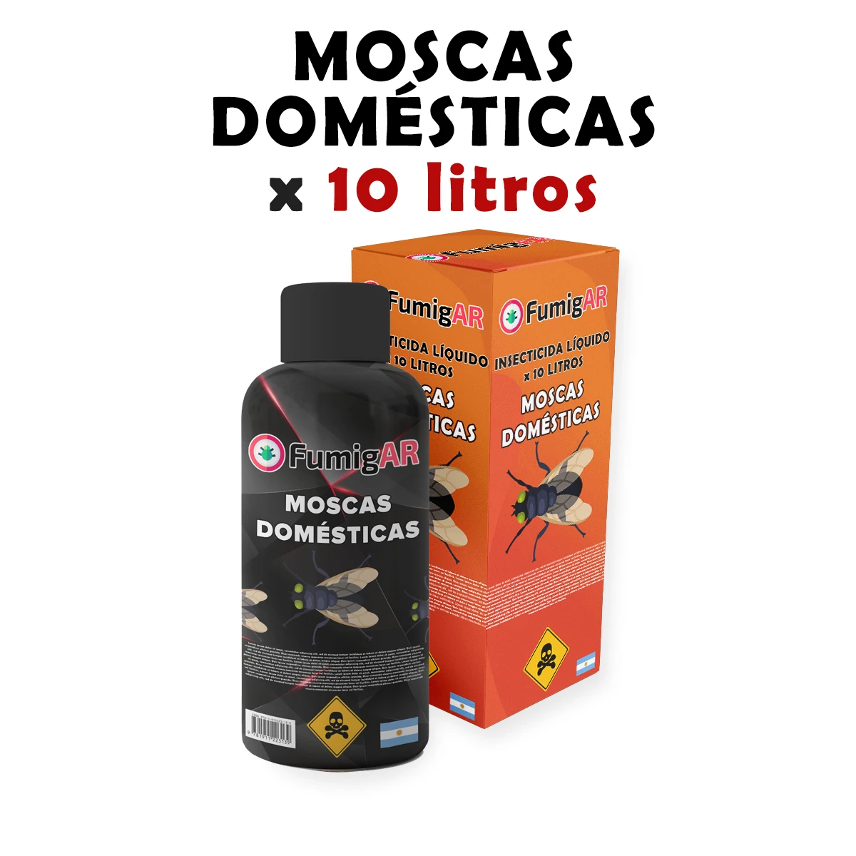 Insecticida Veneno Liquido Para Fumigar Mosca Doméstica - 10 litros